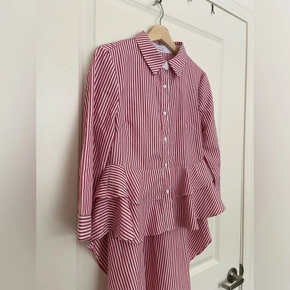 Anthropologie English Factory striped button down top - Picture 1 of 7